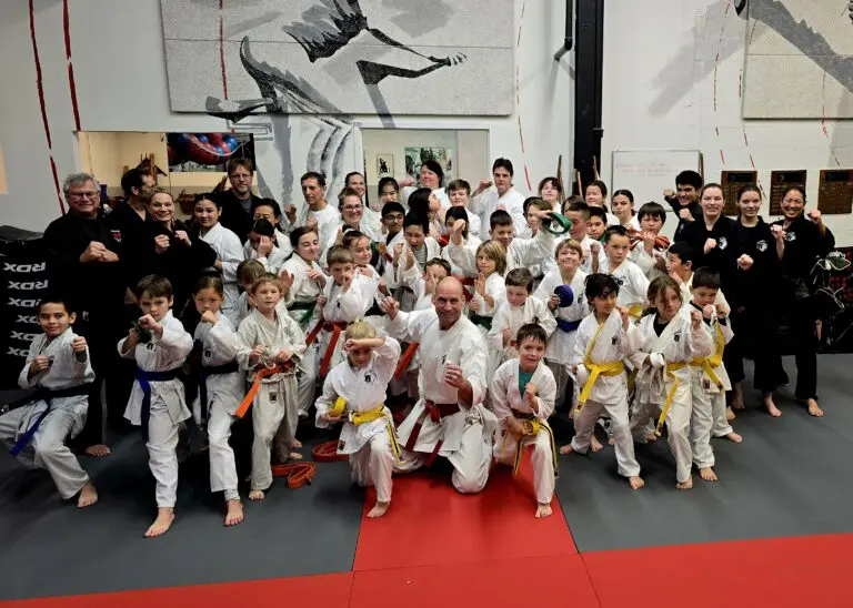 Group Karate class
