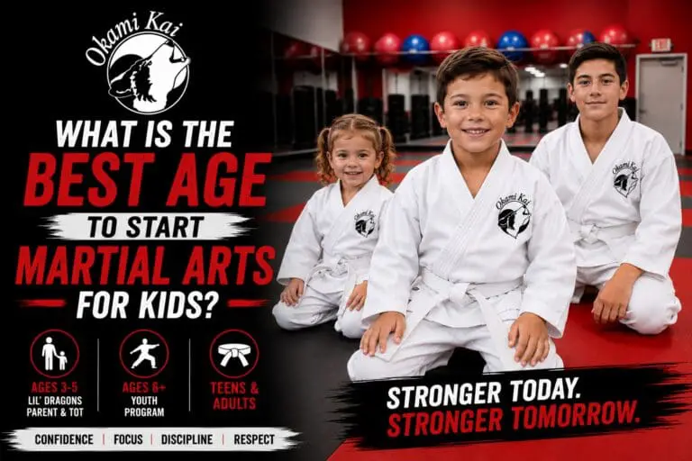 Children of different ages participating in martial arts training in Uxbridge Ontario